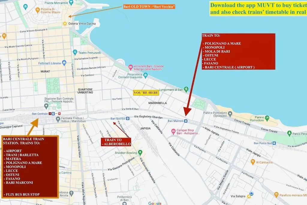 Apartmán Cattaro 37 Bari Hospitality Srls