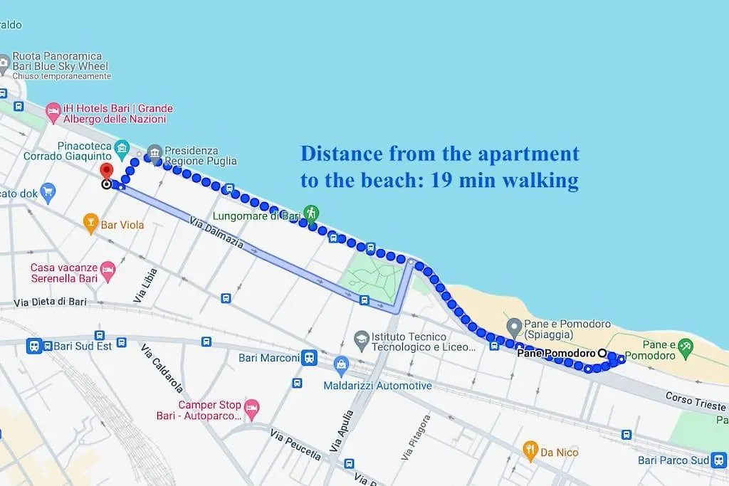 Apartmán Cattaro 37 Bari Hospitality Srls Itálie